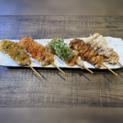 名物 並木串 5種盛り合わせ