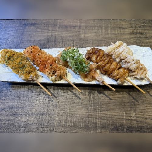 名物　並木串　5種盛り合わせ