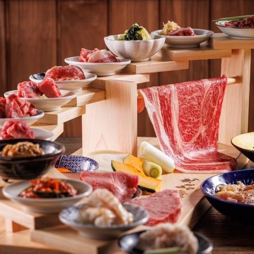 【写真映え】肉の階段盛り