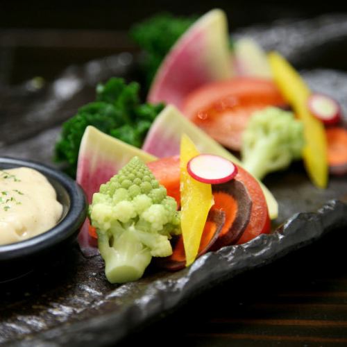 旬の野菜をコースでご堪能