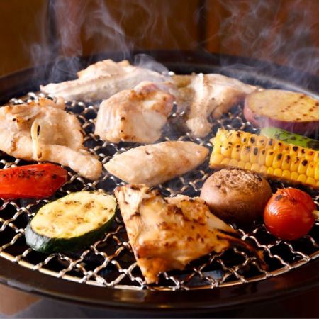 【焼きふぐ】◎季節限定◎夏安居・玄貴(げんき)コース《全6品》＋飲み放題※5/21より提供開始