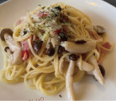 Mushroom and bacon peperoncino