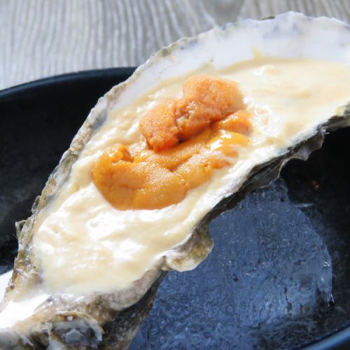 Oyster sea urchin espuma cream