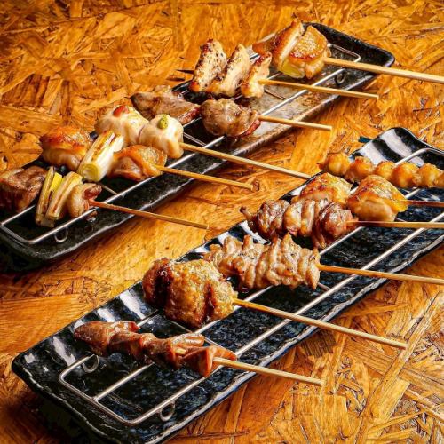厳選素材と熟練の技が織りなす極上の焼き鳥