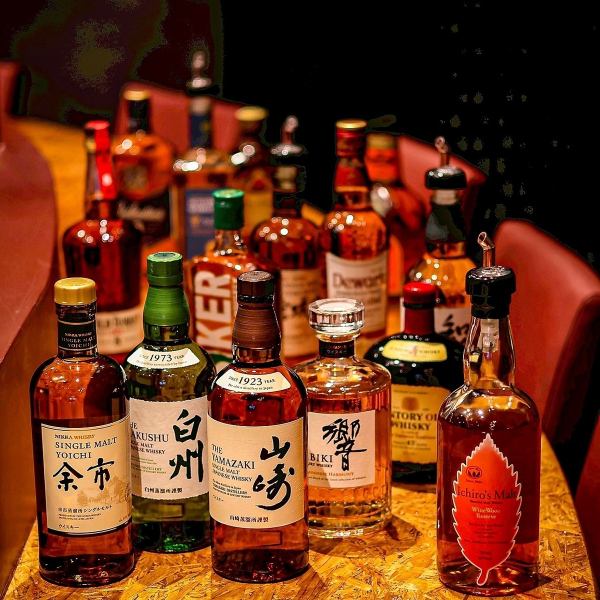 【お料理のお供も充実】有名な銘柄も含む豪華飲み放題もご用意。※杯数制限ございます。