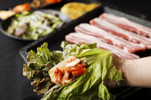 国産生サムギョプサル(2人前から)