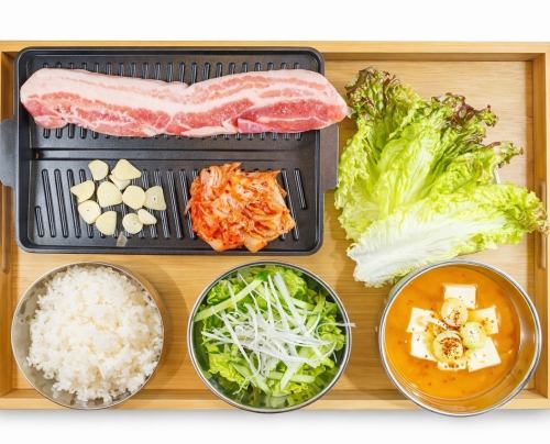 サムギョプサル定食