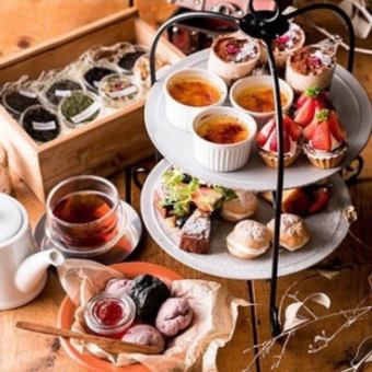 Relaxing afternoon tea [course + cafe free] 2 hours (weekdays)