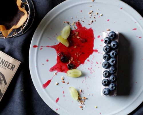 藍莓稀有起司蛋糕 卡西斯香味莓果醬