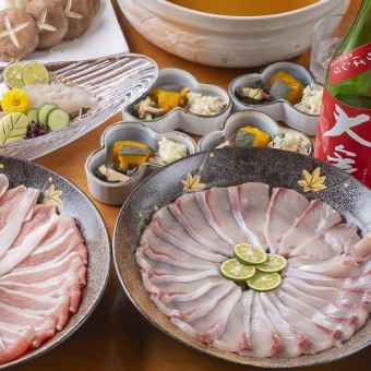 【前日までのご予約限定！】黄金だしのぶりしゃぶコース 4950円(税込)