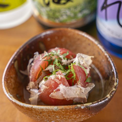 冷やし出汁トマト