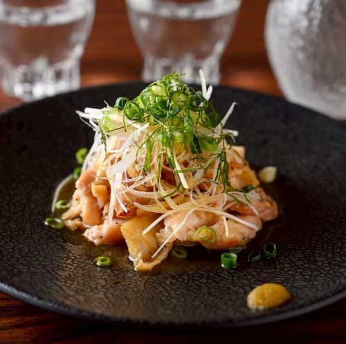 地鶏焼きネギポン酢