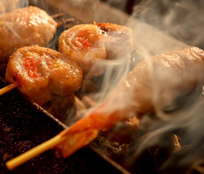 【創作串】お酒との相性も抜群☆創意工夫された串焼きをお楽しみを♪