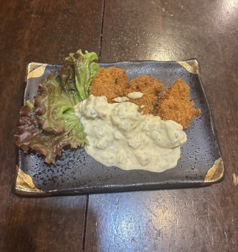 大粒カキフライ、入荷しました!