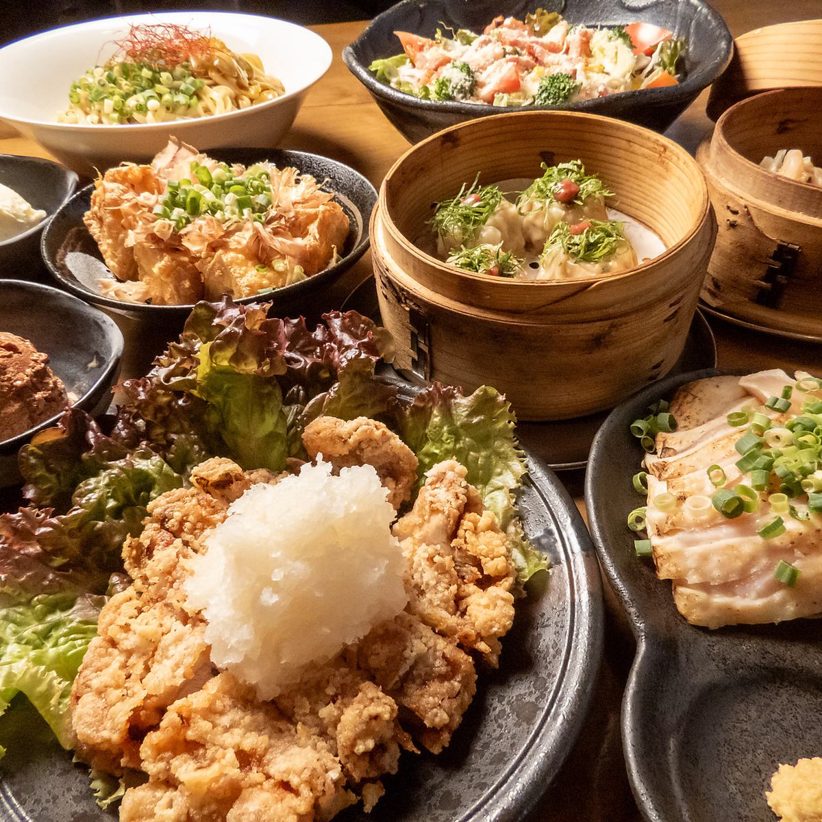 9品4000円のコースもご準備!各種宴会は是非シウマイ横丁で!