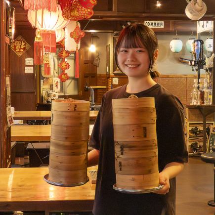 シウマイ番付チャレンジ(大関10蒸籠、横綱15蒸籠)60分飲み放題付