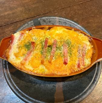 新じゃがベーコンチーマヨ焼