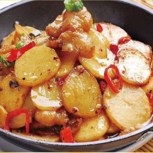 Sichuan-style potato pot