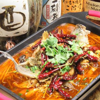 [2H all-you-can-drink included] Recommended for parties♪ 11 dishes including grilled xiaolongbao and Sichuan-style grilled grilled fish on a griddle for 5,480 yen