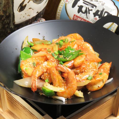 Sichuan style shrimp pot