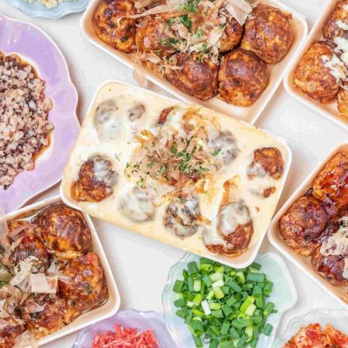トッピング無限大！定番から変わり種まで種類豊富