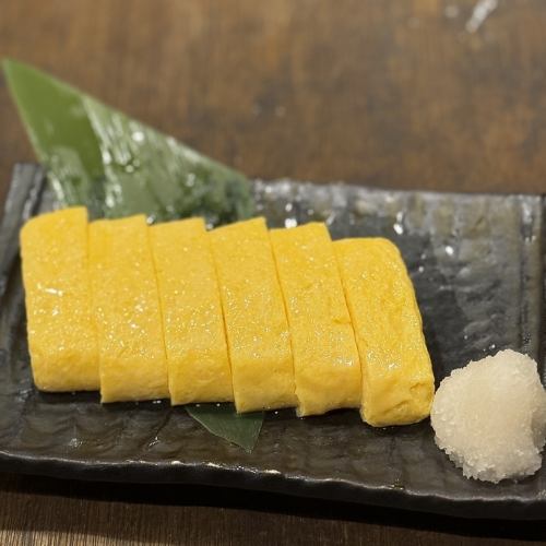 Soba restaurant's rolled omelet