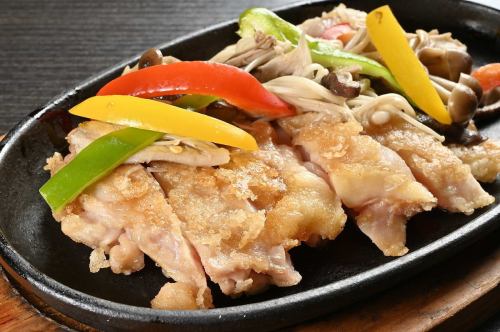 鶏の「山賊」焼き