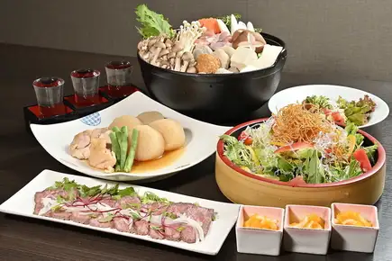Affordable course: 2 hours all-you-can-drink with draft beer for 4000 yen ★ 7 dishes including carpaccio and salt chanko nabe [Perfect for year-end parties]
