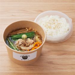 食べるスープ【こく旨にんにく鍋】※ごはん付き