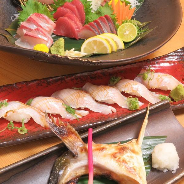 A variety of dishes that match the sake are also available ◎ Recommended dishes of the day