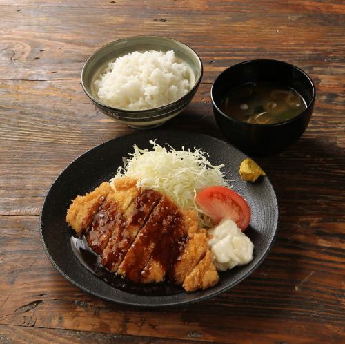 Special pork cutlet set meal