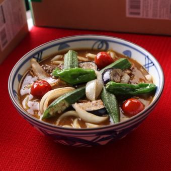 Vegetable curry udon