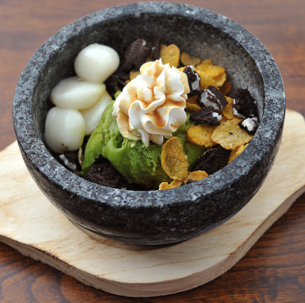 抹茶ストーンパフェ