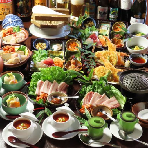 《個室確約》2時間飲み放題付き三ッ矢亭コース5500円(8品) 料理のみ4400円