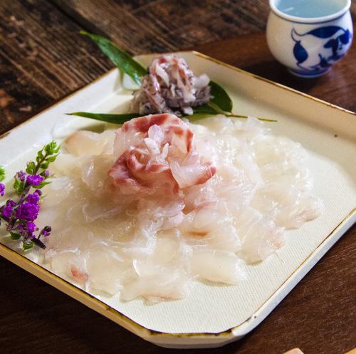 鯛のお造り