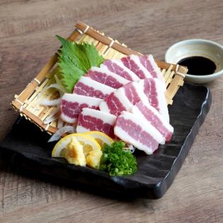 馬フタエゴ刺し