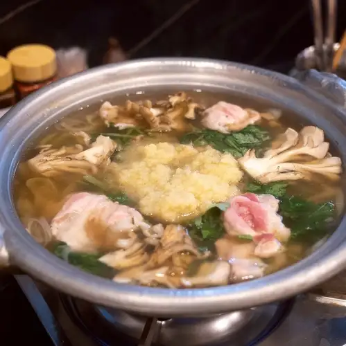 名代 生姜鍋(鶏肉/豚しゃぶ肉/MIX)