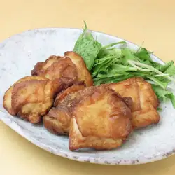 Grilled pheasant (grilled chicken thigh with salt)