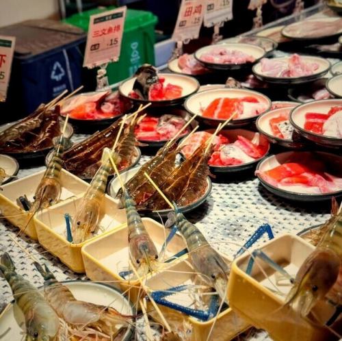 鮮度抜群の海鮮浜焼き◎