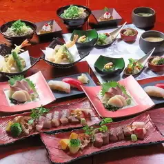 【新品】在【Shobu】享用黑毛和牛牛排和时令鱼——仅限晚餐：6,000日元（含税）