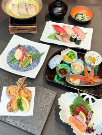 【2月限定/旬を軽やかに味わう寒椿コース】全8品【2ｈ飲放付6,500円→6,000円】