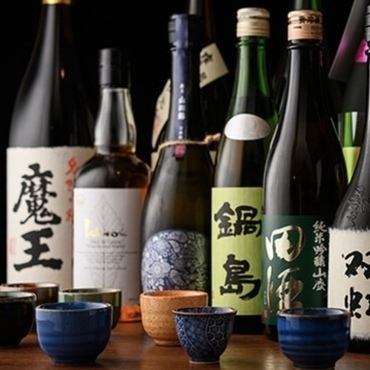 厳選された日本酒の数々…