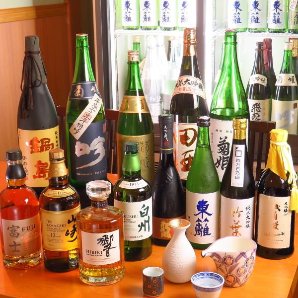 【豊富なラインナップ】多彩な日本酒を楽しむ贅沢