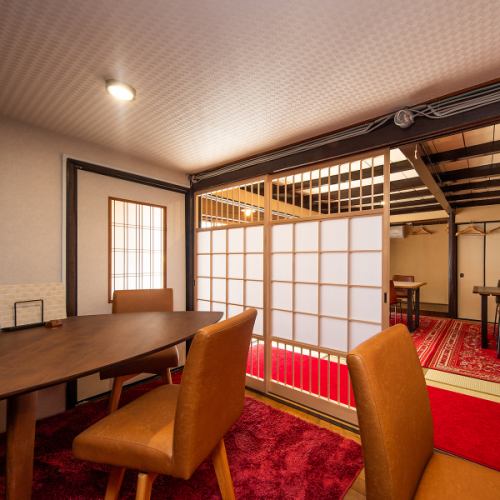 A relaxing space where time flows slowly