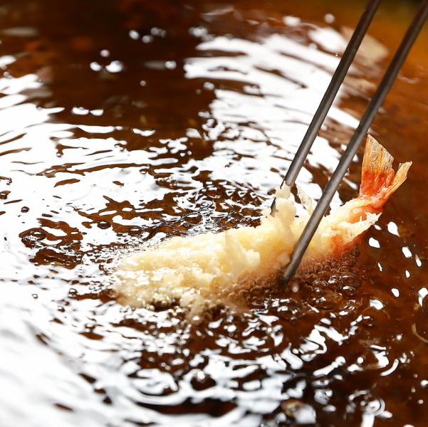 Enjoy Toyama's seasonal produce to your heart's content with traditional flavors and our carefully prepared tempura.