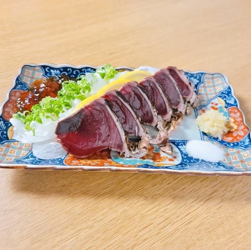 カツオの藁焼き