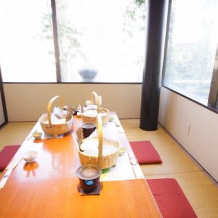 開放感のあるお座敷個室