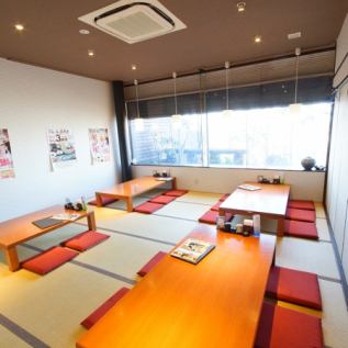 宴会利用にお勧めのお座敷個室。宴会は最大35名までOK！