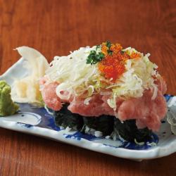 ねぎトロぶっかけこぼれ寿司