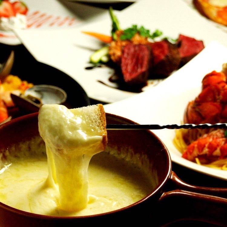 Corona Spark OK 150 minutes all-you-can-drink rich cheese fondue course 3500 yen